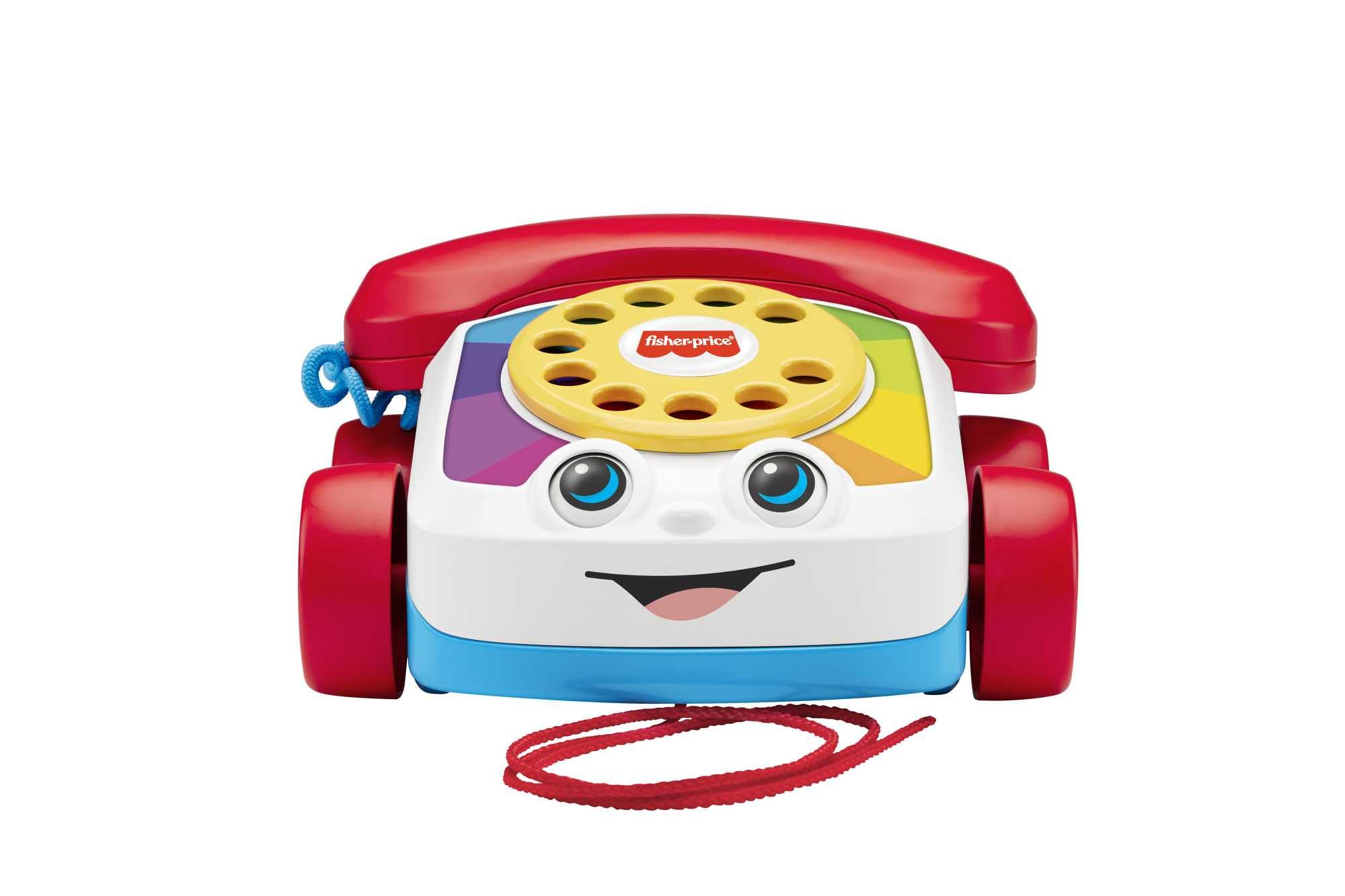 Fisher-Price FGW66 - Plappertelefon Motorikspielzeug mit Geräuschen, Babyspielzeug ab 12 Monaten, Mehrfarbig