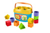Fisher-Price Babys Erste Bausteine | Babyspielzeug ab 6 Monate, 9 Monate | Steckspiel ab 1 Jahr | Motorikspielzeug ab 6 Monate | Baby-Sortierspiel