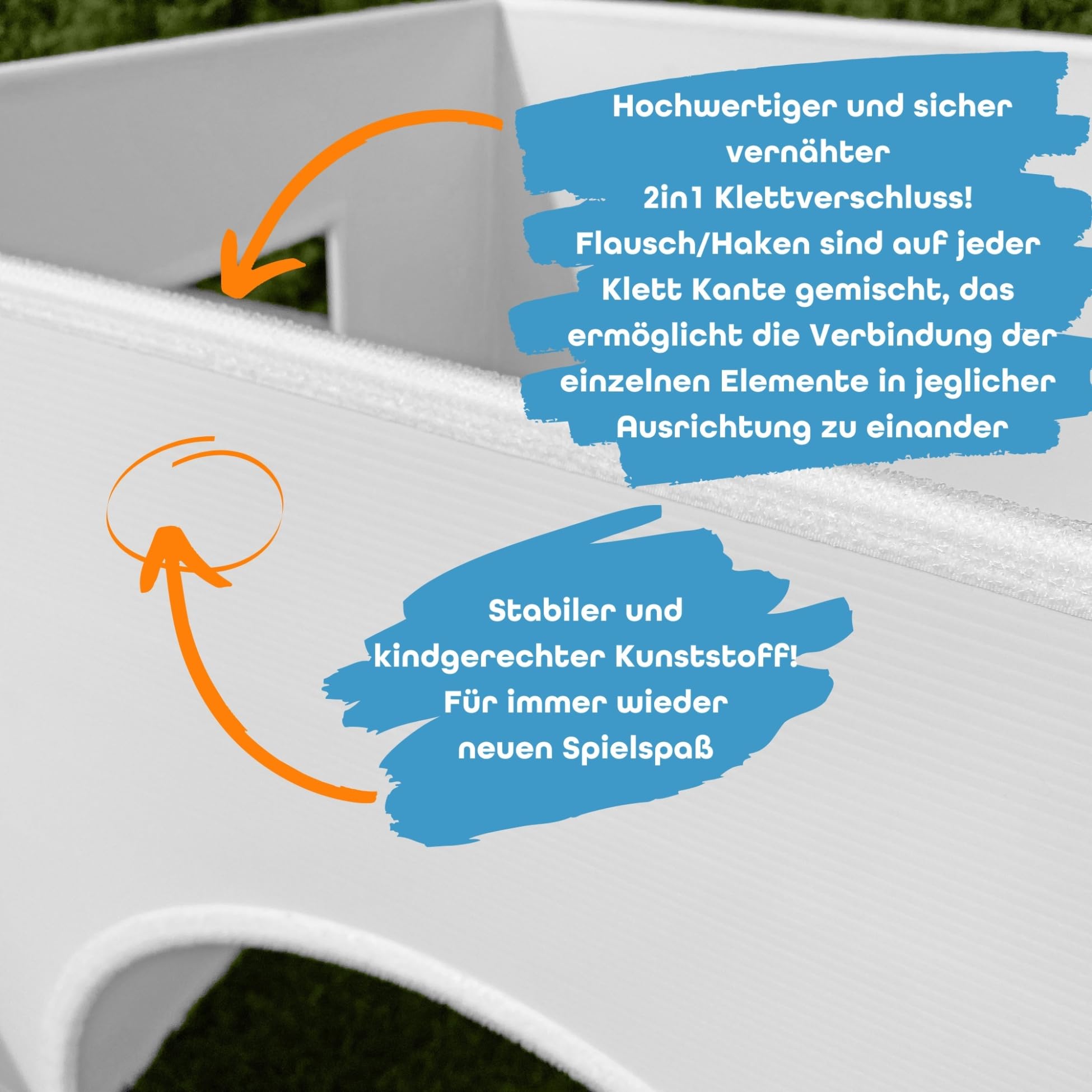 Imagine Playhouse - Immer Wieder neu bemalen & abwischen - Spielhaus Kinder Indoor & Outdoor mit Stiften und Aufkleber - Montessori Spielzeug ab 3