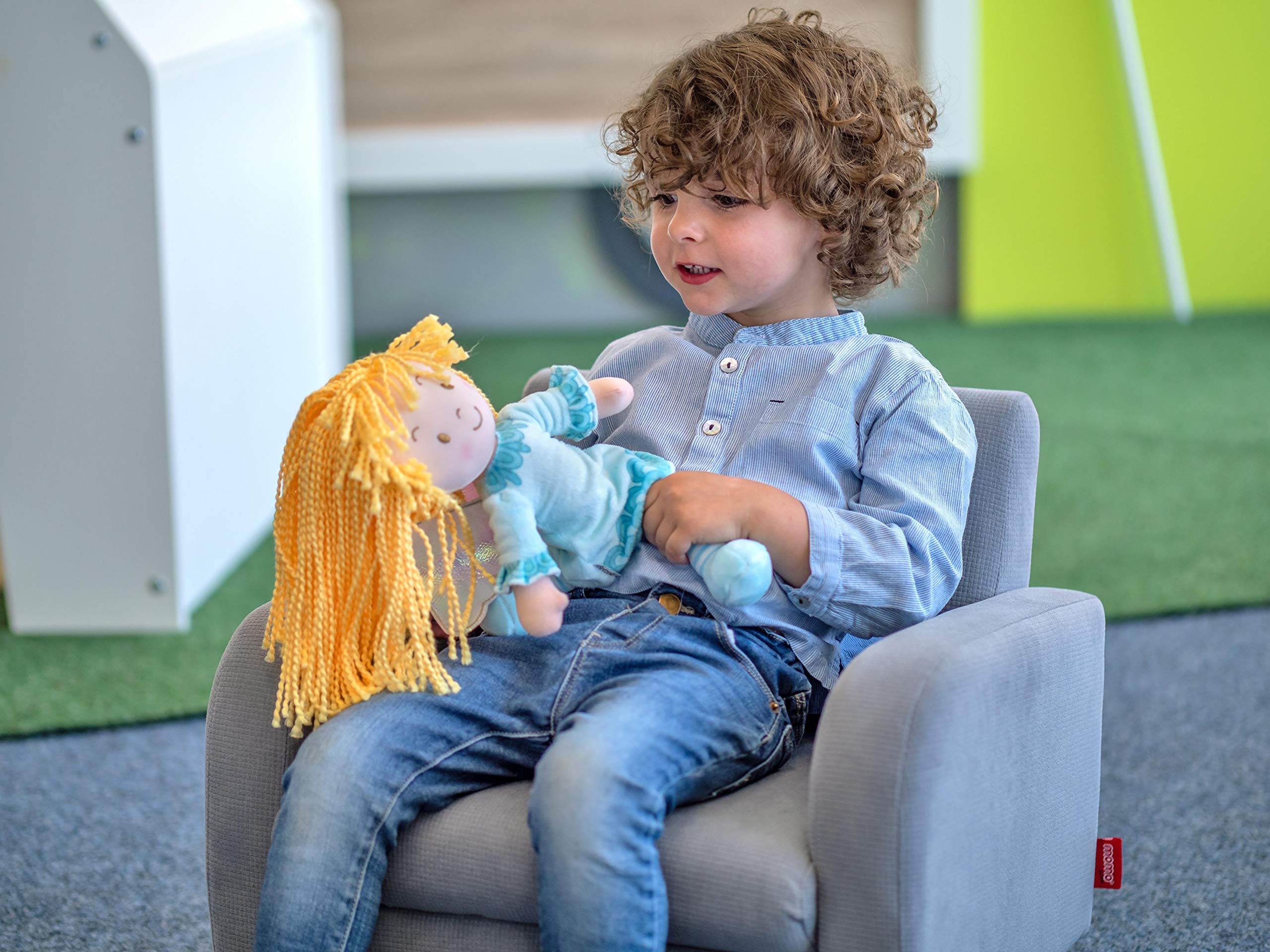 Betzold - Stoffpuppe Engel - Kinderpuppe Schutzengel Püppchen Kinderspielzeug