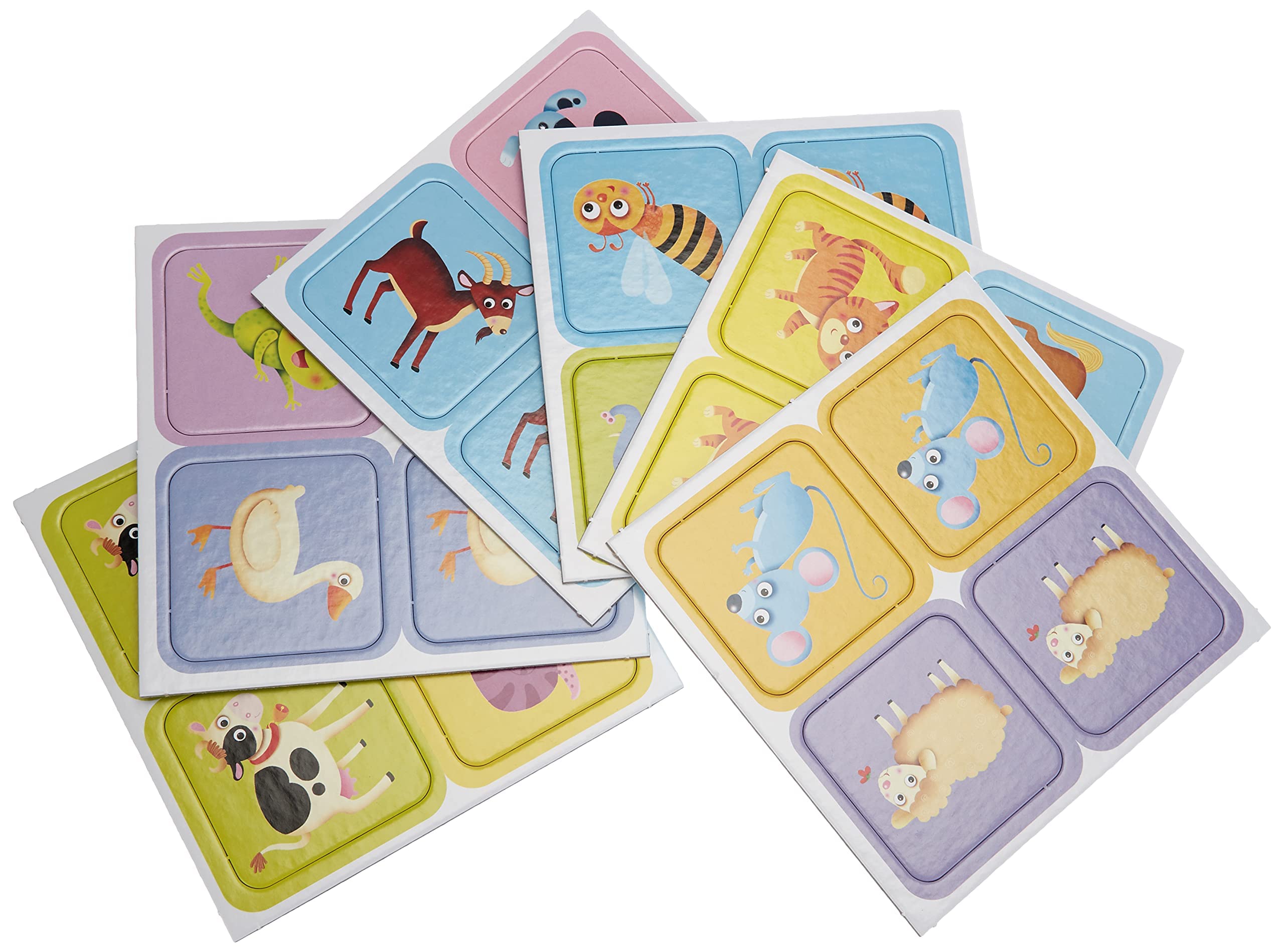 Lisciani - CAROTINA BABY - Baby Memo - Tiere - 24 Karten - Lernspiel für Kinder von 1 bis 4 Jahren - Pädagogisches Gesellschaftsspiel - Gedächtnis